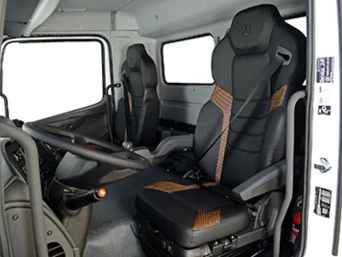 Assentos e conforto para caminhão